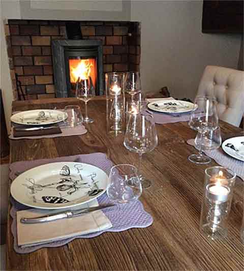 Kitchen and dining room